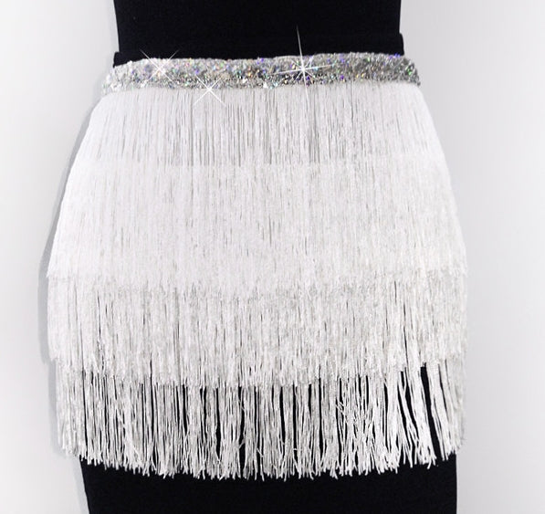 Fringe Wrap Skirt