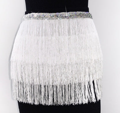 Fringe Wrap Skirt