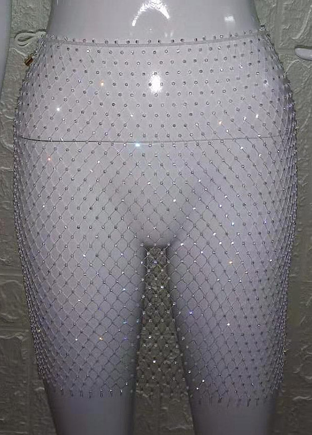 Mesh Mini Skirt